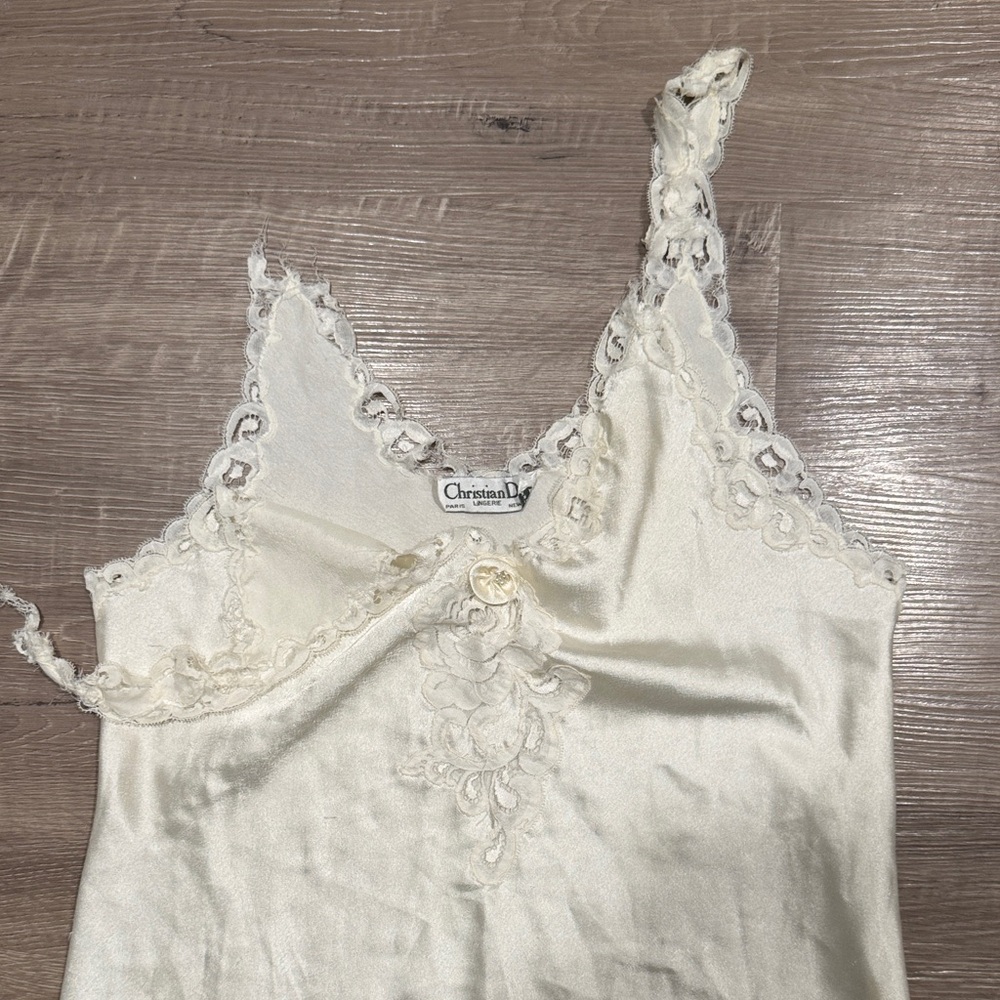 Vintage ripped Christian Dior nightgown